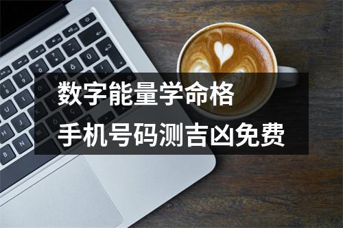 数字能量学命格  手机号码测吉凶免费