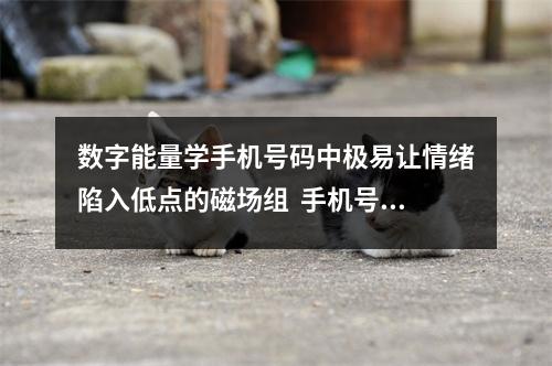 数字能量学手机号码中极易让情绪陷入低点的磁场组  手机号码的磁场在不同的时间展现出不同的状态这